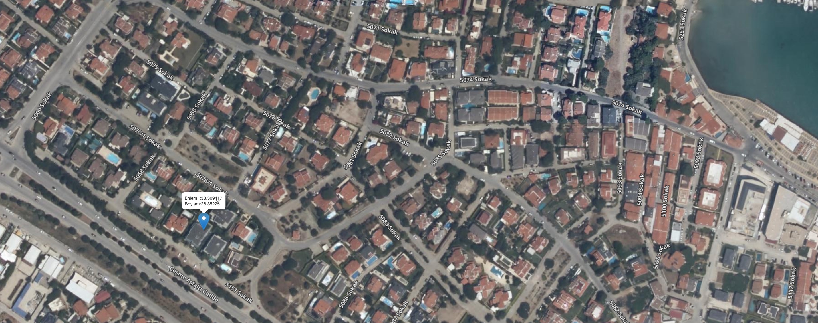 Çeşme Ilıca Rezidans - Konum