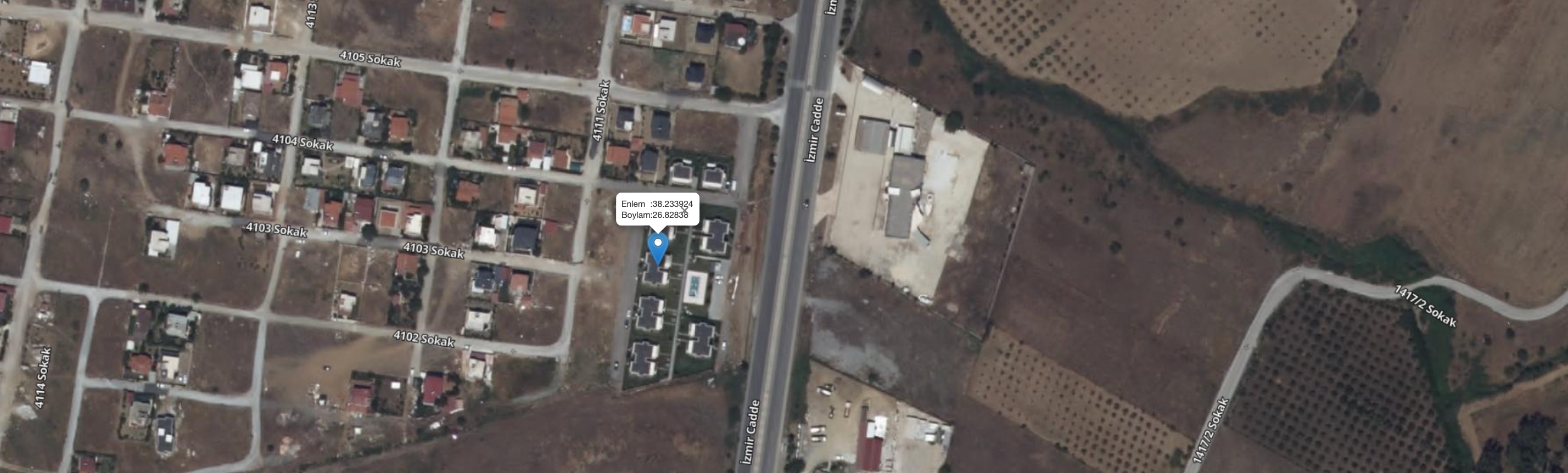 Seferihisar İlçesi Villa - Konum